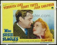 3b497 MISS SUSIE SLAGLE'S LC #6 '46 great romantic close portrait of Joan Caulfield & Sonny Tufts!
