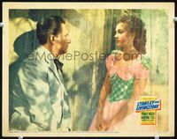 3b616 STANLEY & LIVINGSTONE LC '39 Spencer Tracy talks to pretty Nancy Kelly through curtain!