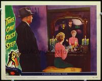3b635 TAKE ONE FALSE STEP LC #2 '49 William Powell confronts Shelley Winters at vanity table!