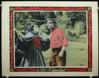 3b637 TESTING BLOCK lobby card R20s tough William S. Hart has a beautiful wife, but can't keep her!