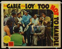 3b650 TOO HOT TO HANDLE LC '38 Clark Gable, Leo Carrillo, Walter Pidgeon and a bunch of guys!