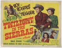 3b224 TWILIGHT IN THE SIERRAS title card '50 images of Roy Rogers riding Trigger & with Dale Evans!