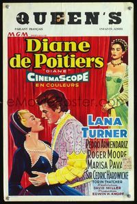 3c568 DIANE Belgian '56 sexy Lana Turner dares the devil, different close-up romantic artwork!