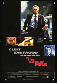 3c630 IN THE LINE OF FIRE Belgian '93 great image of Clint Eastwood as Secret Service bodyguard!