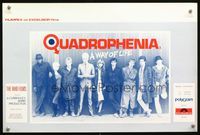 3c719 QUADROPHENIA Belgian '79 great image of The Who & Sting against wall, English rock & roll!