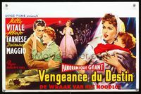 3c788 VENDICATA Belgian movie poster '55 directed by Giuseppe Vari, artwork of top stars!