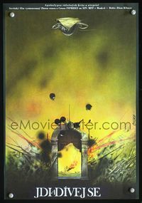 3c042 COME & SEE Czech 11x16 poster '85 Elem Klimov's Idi I smotri, wild World War II art by Vlach!