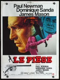 3c189 MACKINTOSH MAN French 23x32 '73 John Huston, different montage of Paul Newman & top stars!