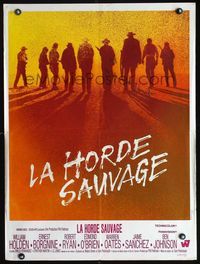 3c233 WILD BUNCH French 24x32 poster '69 Sam Peckinpah classic, William Holden, Ernest Borgnine