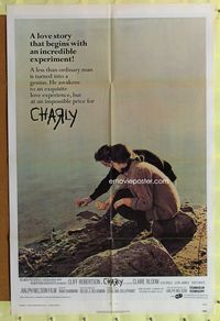 3d140 CHARLY one-sheet R70s super low IQ Cliff Robertson is turned into a genius and back again!