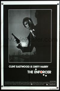 3d244 ENFORCER one-sheet movie poster '76 photo of Clint Eastwood is Dirty Harry by Bill Gold!