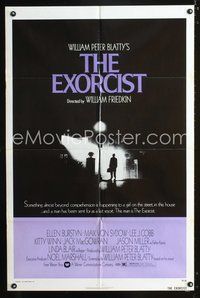 3d250 EXORCIST 1sheet '74 William Friedkin, Max Von Sydow, horror classic from William Peter Blatty!