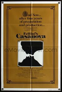 3d267 FELLINI'S CASANOVA 1sheet '76 Il Casanova di Federico Fellini, Donald Sutherland, Tina Aumont