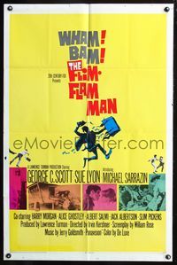 3d280 FLIM-FLAM MAN one-sheet poster '67 Geroge Scott as ultimate con man, Sue Lyon, Jack Davis art!