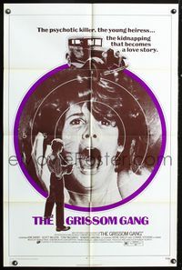 3d354 GRISSOM GANG style A 1sh '71 Robert Aldrich, Kim Darby, kidnapping that becomes a love story!