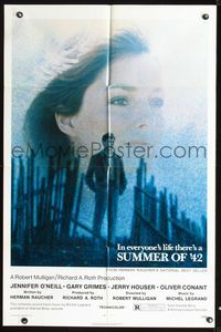 3d889 SUMMER OF '42 one-sheet '71 in everyone's life there's a summer like this, Jennifer O'Neill!