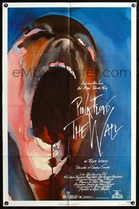 3d963 WALL one-sheet movie poster '82 Pink Floyd, Roger Waters, rock & roll, great artwork!