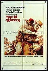 3d980 WILD ROVERS one-sheet movie poster '71 William Holden, Ryan O'Neal, directed by Blake Edwards!