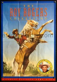 3e635 ROY ROGERS COLLECTION video one-sheet movie poster '91 and Trigger too, great image!