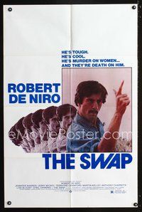 3e639 SAM'S SONG one-sheet movie poster '79 great photo of tough Robert De Niro, The Swap!