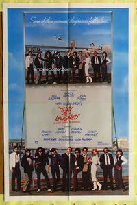 3e833 THEY ALL LAUGHED 1sh '81 Peter Bogdanovich, Audrey Hepburn, Dorothy Stratten, cool cast photo