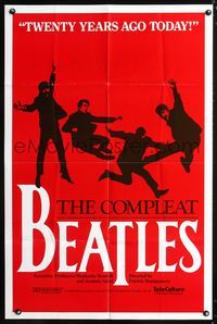 3f225 COMPLEAT BEATLES one-sheet '84 John Lennon, Paul McCartney, Ringo Starr, George Harrison