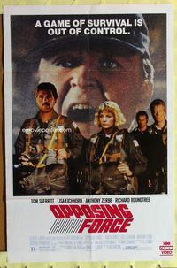 3f423 HELL CAMP one-sheet movie poster '86 cool image of Tom Skerritt & Lisa Eichhorn as soldiers!