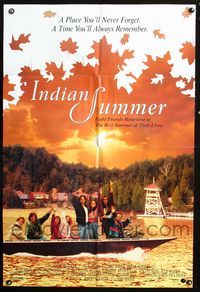 3f478 INDIAN SUMMER DS Int'l one-sheet poster '93 Diane Lane, Alan Arkin, Bill Paxton, Kevin Pollak
