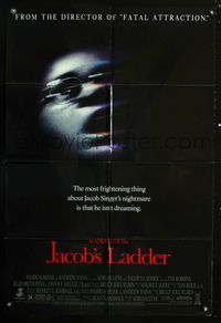 3f498 JACOB'S LADDER one-sheet movie poster '90 Tim Robbins lives a nightmare!