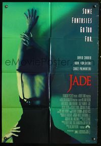 3f499 JADE DS one-sheet movie poster '95 super sexy image of Linda Fiorentino!
