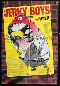 3f508 JERKY BOYS DS one-sheet movie poster '95 prank call comedy, wild artwork!