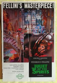 3f522 JULIET OF THE SPIRITS Italian '65 Federico Fellini's Giulietta degli Spiriti, Giulietta Masina