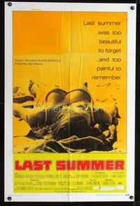 3f562 LAST SUMMER one-sheet movie poster '69 super sexy Barbara Hershey is too beautiful to forget!