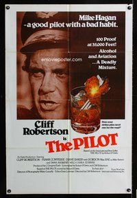 3f739 PILOT int'l one-sheet poster '80 Cliff Robertson is the best pilot in the sky. Drunk or sober!
