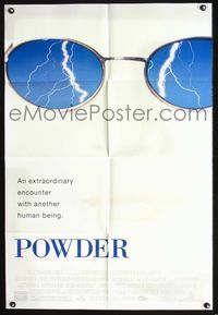 3f748 POWDER DS one-sheet movie poster '95 Sean Patrick Flanery, cool image!
