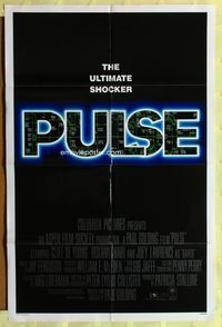 3f759 PULSE one-sheet movie poster '88 Joey Lawrence, the Ultimate Shocker!