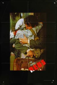 3f768 REDS one-sheet movie poster '81 Warren Beatty as John Reed & Diane Keaton in Russia!