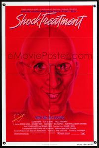 3f820 SHOCK TREATMENT one-sheet poster '81 Rocky Horror follow-up, wild image of demented doctor!