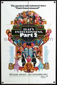 3f881 THAT'S ENTERTAINMENT PART 2 int'l C 1sh '75 Fred Astaire, Gene Kelly & MGM greats, Peak art!