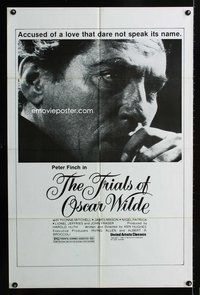 3f919 TRIALS OF OSCAR WILDE 1sheet R81 Peter Finch in the title role, Yvonne Mitchell, James Mason