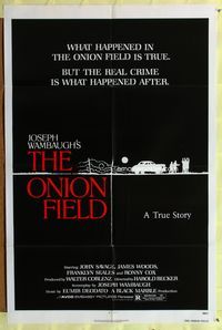 3g601 ONION FIELD one-sheet movie poster '79 James Wood, Franklyn Seales, John Savage, Ted Danson