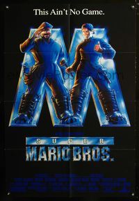 3g819 SUPER MARIO BROS DS 1sh '93 John Lequizamo, Dennis Hopper, Chorney art of Nintendo characters!