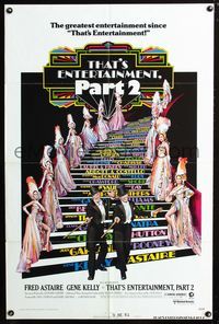 3g859 THAT'S ENTERTAINMENT PART 2 style B one-sheet '75 Fred Astaire, Gene Kelly & many MGM greats!