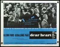 3h398 DEAR HEART half-sheet poster '65 Glenn Ford never thought he'd have the nerve, Geraldine Page!