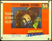 3h420 EXPERIMENT IN TERROR 1/2sh '62 Glenn Ford, Lee Remick, more tension than the heart can bear!