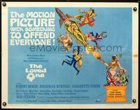 3h517 LOVED ONE 1/2sh '65 Jonathan Winters in the motion picture with something to offend everyone!