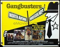 3h549 NORTH AVENUE IRREGULARS half-sheet '79 what these ladies do to the mob is highly irregular!