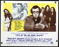3h575 PLAY IT AGAIN SAM half-sheet movie poster '72 Woody Allen, Diane Keaton, Tony Roberts
