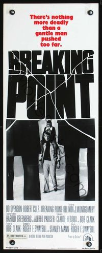 3j365 BREAKING POINT insert poster '76 there's nothing more deadly than a gentle man pushed too far!
