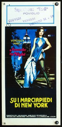 3j007 AMANDA BY NIGHT Italian locandina poster '82 artwork of sexy Veronica Hart as streetwalker!